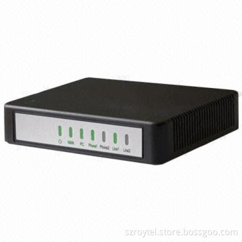 Voice access gateway, 2 FXO ports and 2 FXS ports